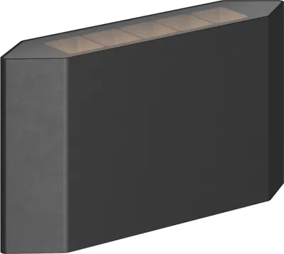 Produktbild von Maytoni Außenwandleuchte LED 5W, IP54, Graphit, Warmweiß 300lm, Serie Pull