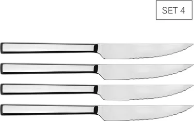Produktbild von Weis Steakmesser mit Wellenschlif Set 4er