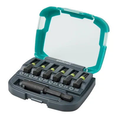Produktbild von wolfcraft 7-tlg. Impact-Schraubendreher-Bit-Satz 2969000