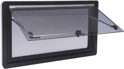 Produktbild von Wohnmobilfenster 900x500 mm mit Rollo und Fliegengitter