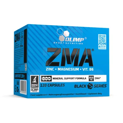 Obrázek produktu pro Olimp Nutrition ZMA, Kapsle, Vitamín B6, Magnézium, Zinek, Dospělý, 150 mg