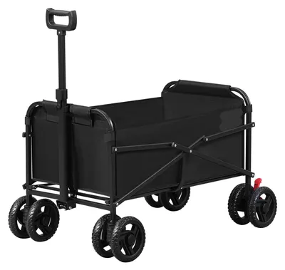 Zdjęcie produktu dla Wózek transportowy – wózek ręczny – składany wózek – wózek do transportu – z podwójnymi kołami i hamulcami – wózek transportowy
