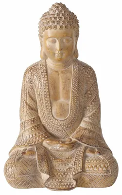 Produktbild von Buddha - Braun - H 30 cm - Kunstharz