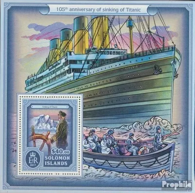 Produktbild von Briefmarken Salomoninseln 2017 Mi Block 632 (kompl. Ausg.) postfrisch Titanic