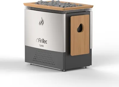 Produktbild von FinTec TJARK 12 kW Premium Elektro-Saunaofen Standofen finnischer Saunaofen
