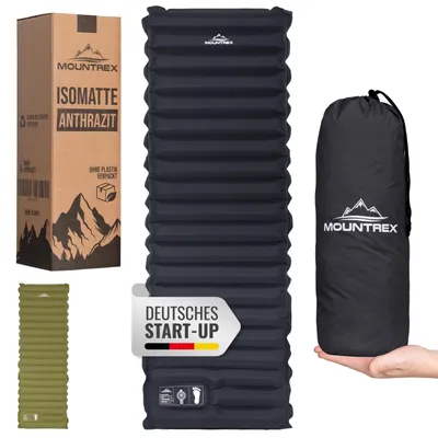 Productafbeelding van Solidchoice - Camping Slaapmat met Voetpomp en Extra Dikte van 10 cm