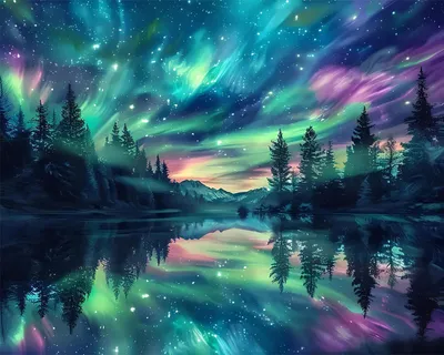 Diamond Painting Landschaft 5D, 30x40 cm, Bastelset für Erwachsene