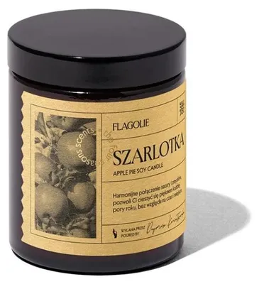 Produktbild von Flagolie Duftkerze Soja SZARLOTKA Apfelkuchen 1 Stück