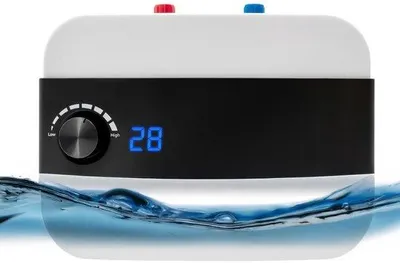 Produktbild von Keukenboiler mit Display - Durchströmungsheizung - 50 Liter - Schieberegler - Edelstahl