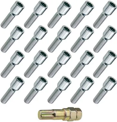Produktbild von 20x Radschraube M14x1.5, TORX, 40mm, Sternschraube, Kegel, 10R