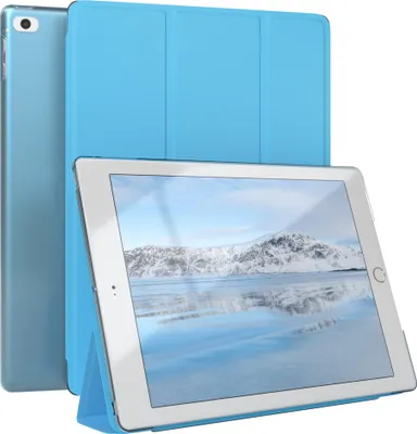 Produktbild von EAZY CASE Smartcase für Apple iPad 5 / 6 (2017/2018) / Air 1 / Air 4 Tabletcase Bookcover Smart Flipcase magnetisch Blau