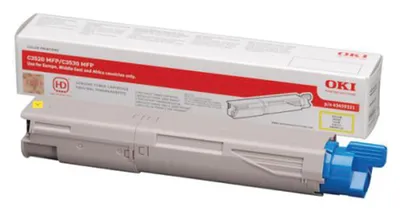 Obrázek produktu pro OKI Toner cartridge f/ C3520MFP & C3530MFP, 2500 str., Žlutá