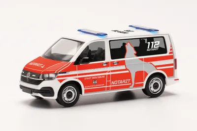 Produktbild von Herpa VW T6.1 Bus Feuerwehr Wolfsburg 096928