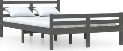 Immagine prodotto di Giroletto Grigio in Legno Massello 150x200 cm King Size