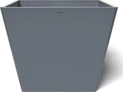 Produktbild von POTS&MORE Pflanztopf Prismo 50,¸ 50 cm quadratisch Grau Höhe 40,5 cm