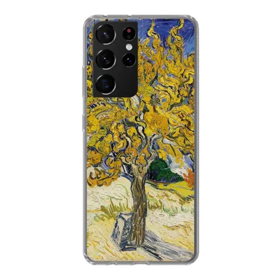 Produktbild von MuchoWow® Handyhülle Schutzhülle Hülle für Samsung Galaxy S21 Ultra Maulbeerbaum - Vincent van Gogh Silikon Softcase Handy Hülle - Mobiltelefon