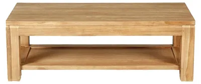 Produktbild von Couchtisch aus massivem Teakholz