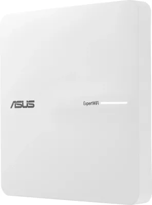 Produktbild von ASUS EBA63 ExpertWiFi AX3000 Dual-band PoE, 2,4 GHz, 5 GHz, 2402 Mbit/s, IPSec, SSH, WPA-Enterprise, WPA-Personal, WPA2-Enterprise, WPA2-Personal, WPS, 10,100,1000 Mbit/s