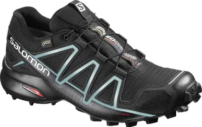 Obrázok produktu pre Salomon Speedcross 4 GTX W, Samec, Dospelý, Čierna, Tyrkysová, Outdoorové topánky, Turistika, Jednofarebné