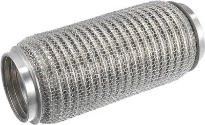 Immagine prodotto di Scarico flessibile - Universale - Acciaio inossidabile - Silenziatore - Smorzamento delle vibrazioni - Diametro del tubo: 38 mm - Flessibile