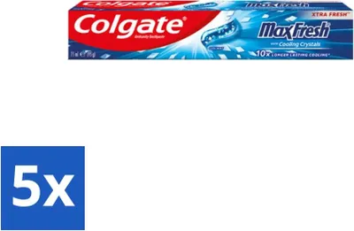Immagine prodotto di Dentifricio Colgate Maxfresh Coolmint 100 ml - confezione risparmio - 5 pezzi