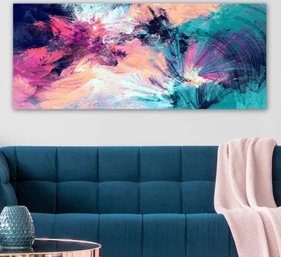 Image de Wallity, YTY642367879_50120- ERN1679, Couleurs, Tableaux sur toile, 50 x 120, 100 % toile
