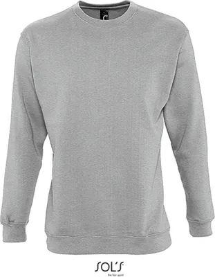 Produktbild von SOLs 01178 | Uni Sweatshirt Supreme - Farbe: Grey Melange - Größe: XL