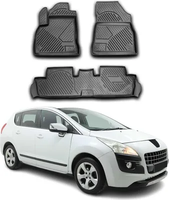 Produktbild von 2010-2016 Peugeot 3008 Fußmatten TPE Schwarz 3 tlg