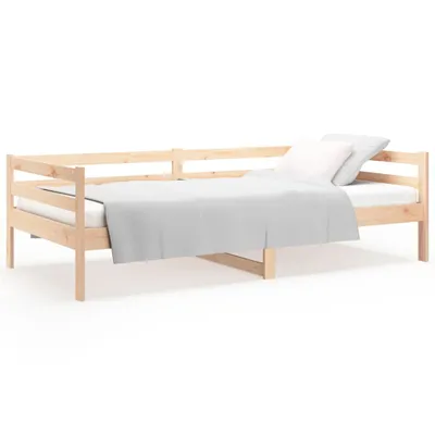 Image de Lit de jour sans matelas 80x200 cm bois de pin massif
