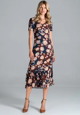 Produktbild von Figl Midikleid für Frauen Gahennin gemustert S
