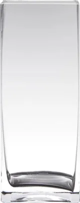 Produktbild von Dekoglas, Vase SQUARE H. 35cm 14x14cm transparent Glas Hakbijl