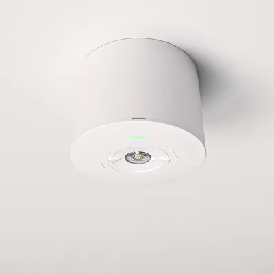 Produktbild von hoftronic Aufbaustrahler Notbeleuchtung 2W 300lm 6000K Weiß IP20