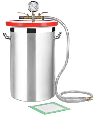 Obrázok produktu pre Vákuová komora Odplyňovacia komora z nehrdzavejúcej ocele 280x450mm 27,7L Vákuová komora s lapačom živice