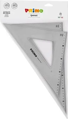 Zdjęcie produktu dla Primo 8260S2Q35 Zestaw kwadrat i kątomierz