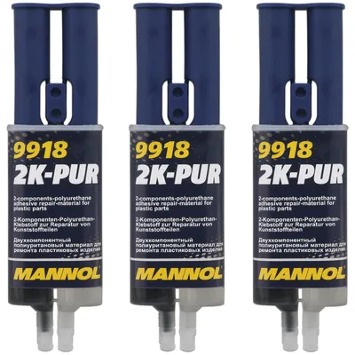Produktbild von 3x 2-Komponenten PolyurethanKlebstoff 2K-Pur 30 g Typ 9918