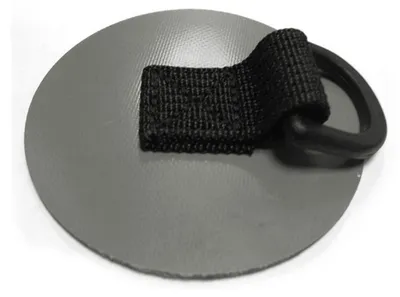 Produktbild von Gumotex D-Ring 80 mm – robuster Beschlag für Schlauchboote, Farbe:grau