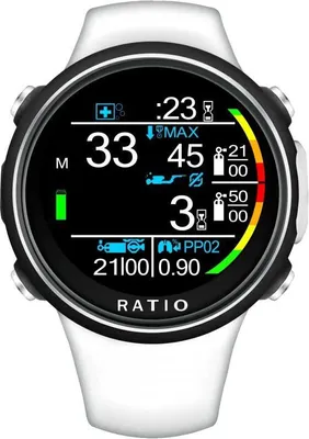 Produktbild von Ratio Idive Color Deep Tauchcomputer Durchsichtig Durchsichtig One Size