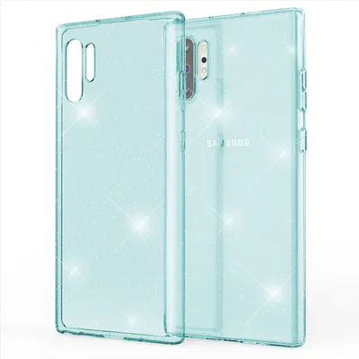 Image de Housse NALIA paillettes pour Samsung Galaxy Note10 Plus Housse silicone Bleu Turquoise
