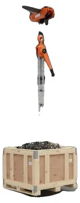 Zdjęcie produktu dla Linka stalowa, udźwig 3T, hamulec mechaniczny, kolor: czerwony