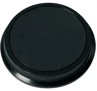 Produktbild von Alco Magnet rund - Haftkraft 0,8 kg - Ø 32 mm - schwarz - 10 Stück