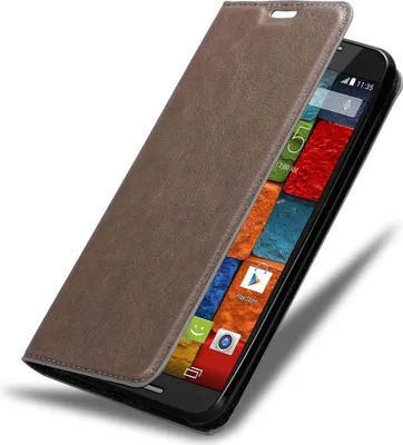 Zdjęcie produktu dla Cadorabo DE-114511, Motorola, Motorola MOTO X2, Brązowy