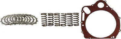 Immagine prodotto di Set frizione per Suzuki GS 850 G, anni di produzione 1979-1981: dischi frizione, molle frizione e guarnizione del coperchio frizione di Pamoto - Nuovo