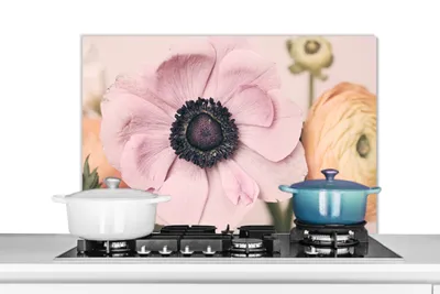 Obrázok produktu pre MuchoWow® Splashback kitchen - Kuchynský backsplash - Ochrana steny sporáka a drezu - Bloemen - Natuur - Planten 80x55 - Alu-Dibond (alternatíva skleneného splashbacku) - Tepelne odolný - Splashback sporáka - Ochrana dlaždíc - Odolný voči teplote - Kryt sporáka - Ochrana steny sporáka a drezu