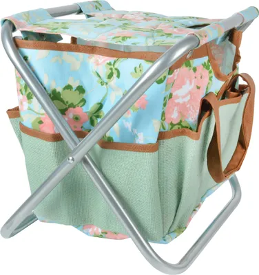 Gartenstuhl-Rosen-Werkzeugtasche-klappbar