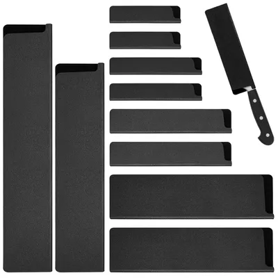 Immagine prodotto di Set di 10 coprimessi per coltelli da cucina, colore nero