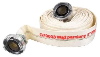 Image de Geko G70003 - Tuyau d'incendie, 2 x 20 m, 8 bar, couleur white