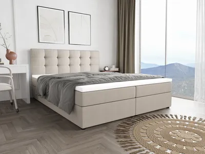 Image de Lit coffre FADO 11 180x200 Cosmic 10, lit, coffre de lit, lit double, lit d'hôtel, surmatelas, matelas, coffre de lit, chambre à coucher, Bonell, espace de rangement, lit continental