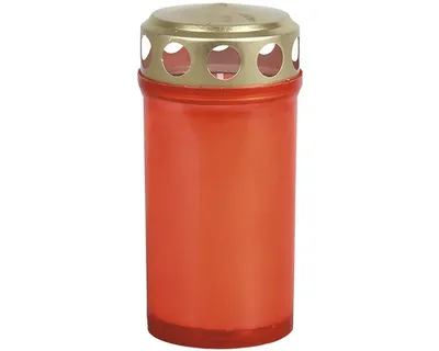 Zdjęcie produktu dla Plastikowa lampa cmentarna 120g d6x12cm