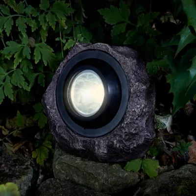 Solar-Felsenleuchte 25 Lumen, wasserdicht, für Außenbereiche
