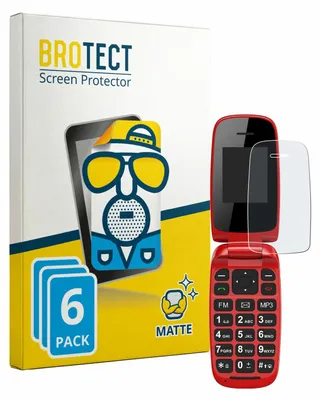 Produktbild von 6x BROTECT Schutzfolie für Chakeyake R341 Displayschutz Displayschutzfolie Folie Matt Entspiegelungsfolie
